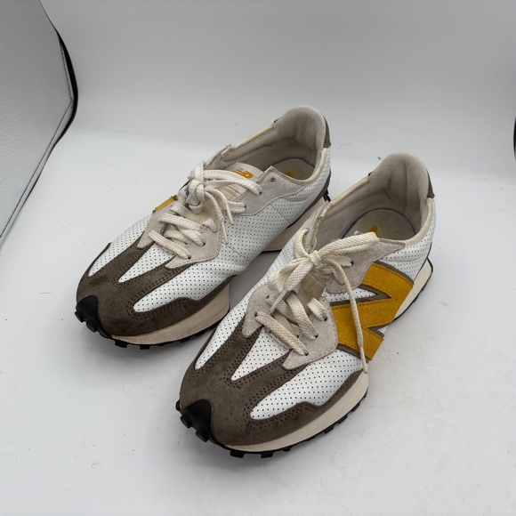 New Balance MS327PO White/Yellow/Olive Men's Sneaker Sz 10 - Picture 12 of 12